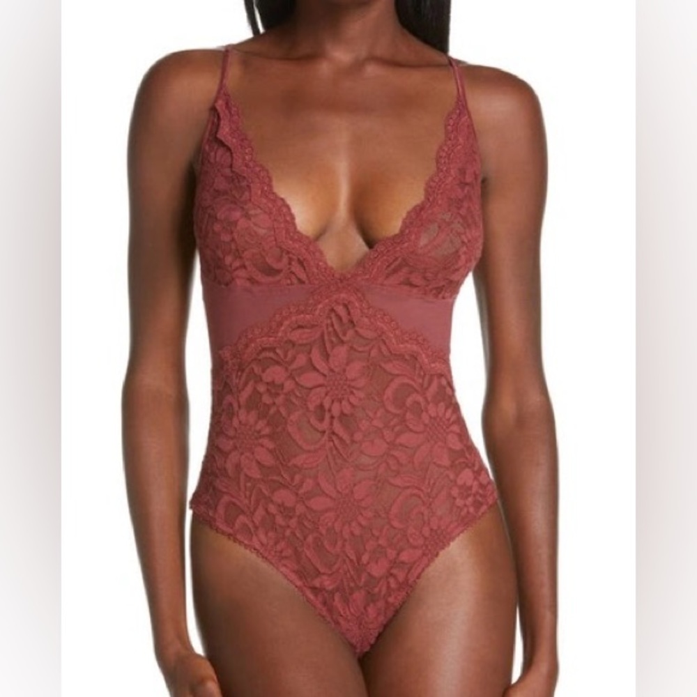 FREE PEOPLE ❤️‍🔥 PUMPKIN SPICE COLOR BODYSUIT NWT